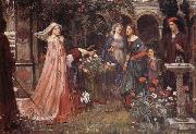 John William Waterhouse The Enchanted Garden oil on canvas